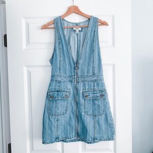 Forever 21 Denim Mini Dress-Size S